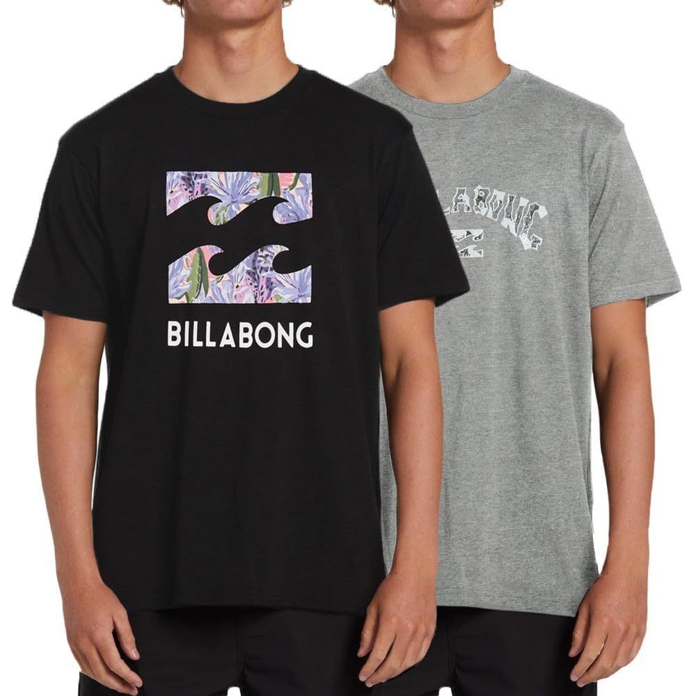 NEW Billabong Mens Short Sleeve Lounge Crew Tee,2 Pack